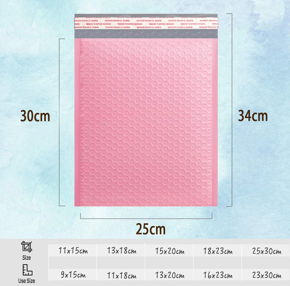 Bubble Envelope bag Pink Bubble PolyMailer Self Seal mailing bags Padded Envelopes For Magazine Lined Mailer