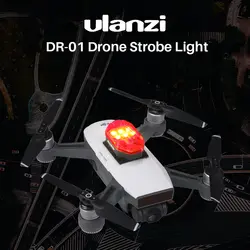 Ulanzi DR-01 3 режима RGB RC Дрон светодиодный легкий Дрон вспышка Беспроводная Светодиодная лампа для ночного полета фонарь для поиска Дрон