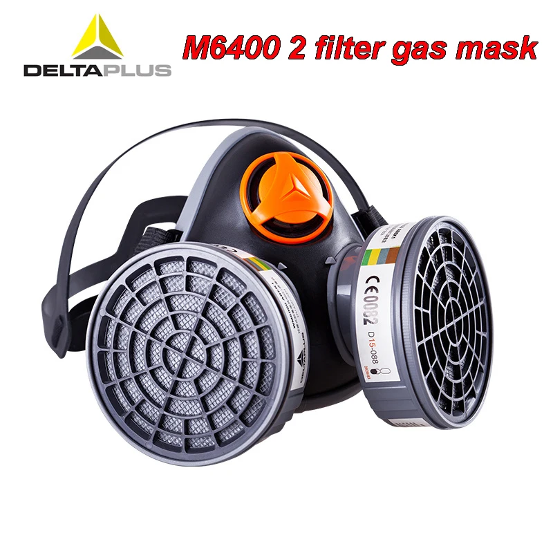 M6400 2 Filter gas mask Industrial manufacturing Multi-purpose Spray paint Chemical For Acid gas formaldehyde Toxic mask
