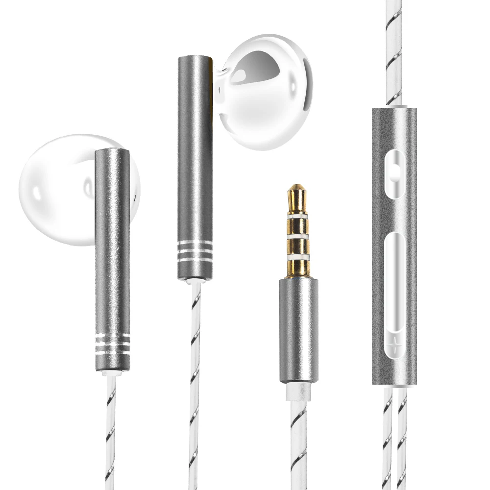 White KISSCASE блютуз наушники for xiaomi наушники HiFi стерео наушники-вкладыши наушники проводные Управление басов наушники для iPhone 7 для Xiaomi 3,5 мм Тип c наушники наушники проводные - Цвет: White