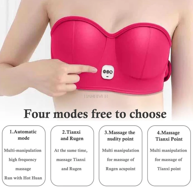 Charging Electric Breast Massage Bra Vibration Chest Massager Growth  Enlargement Enhancer Breast Heating Stimulator Machine Usb -  Multi-functional Beauty Devices - AliExpress
