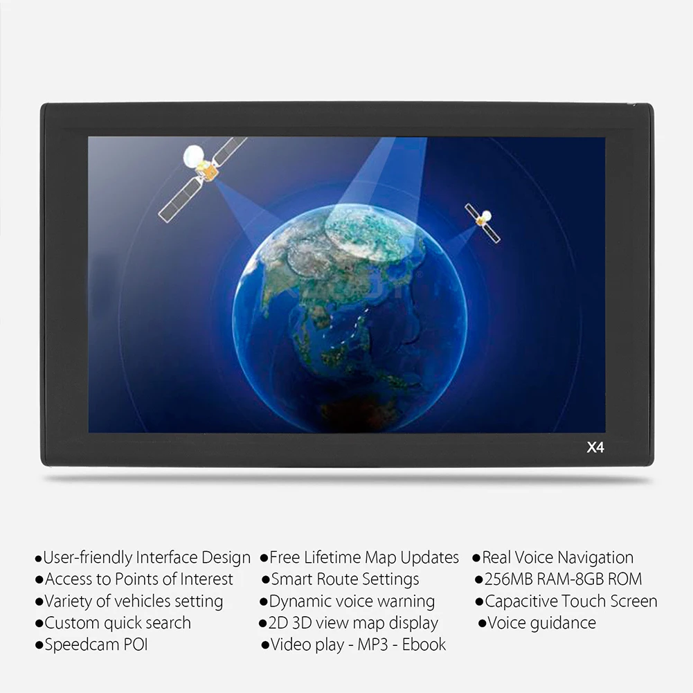  9 Inch Spiele Gerät Filme Video Recorder Bus Bluetooth Kapazitive Screen Lkw GPS Navigation Auto 2D