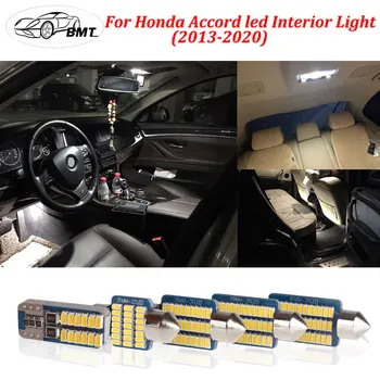 

BMT16Pcs No Error Canbus White Warm White LED Car Interior Light Package Kit For Honda Accord led Interior Light 2013-2019 2020