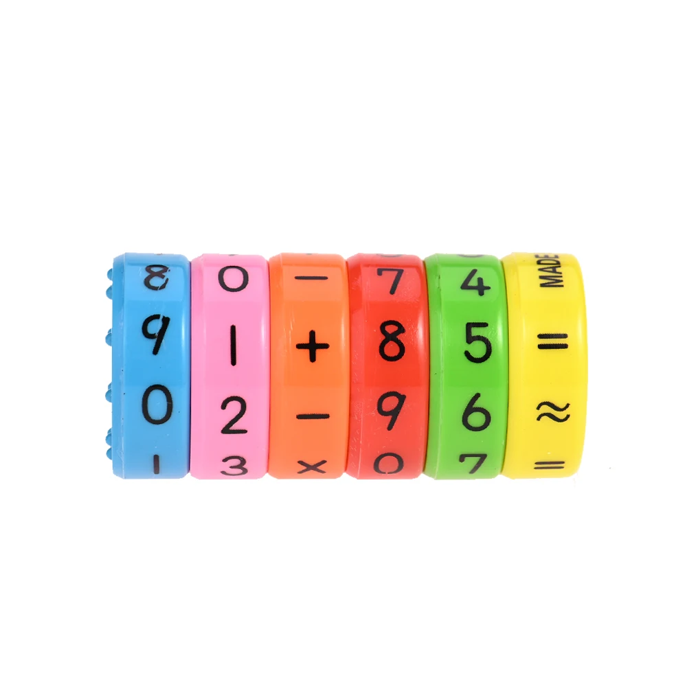 Creative Educational Toys Digital Rotating Building Block Toy for Baby Funny Child Intelligence Development Toy for Kids