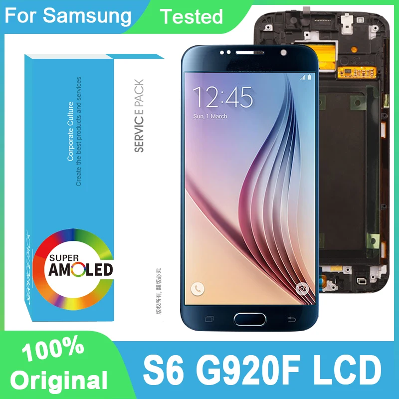 100% Оригинальный 5 1 ''Super AMOLED дисплей с сенсорным экраном дигитайзер в сборе