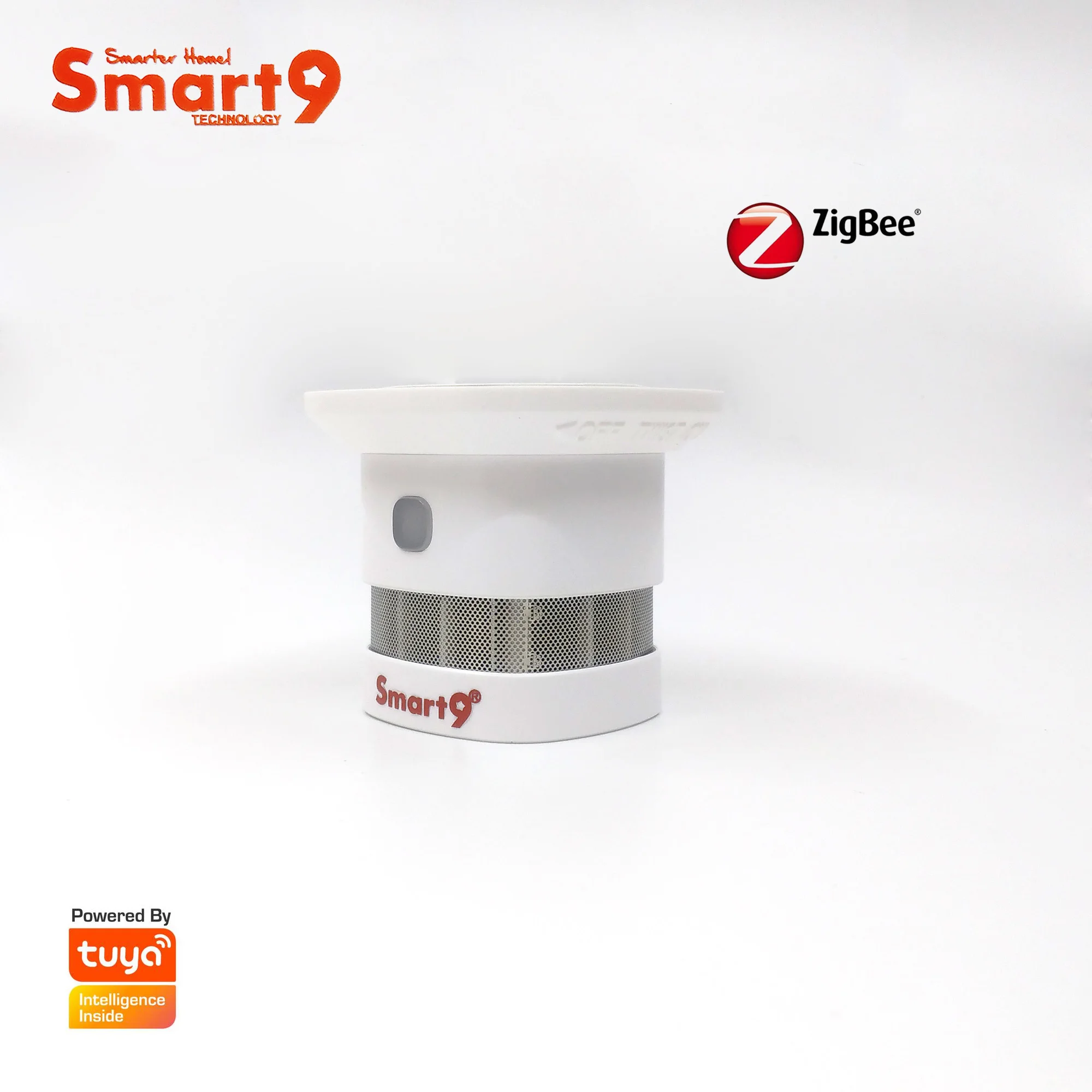 Smart9 датчик дыма ZigBee работает с TuYa ZigBee Hub, датчик пожарной сигнализации с питанием от батареи, сигнализация для Smart Life App