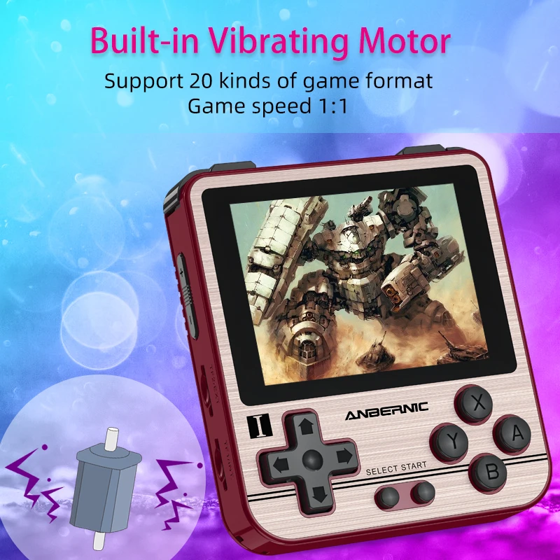 Anbernic Retro Jogo Console Aberto Sourse Sistema 5000 Jogos Ps1 Jogador Portátil Bolso Handheld Game 280v Rg280v - Image 3
