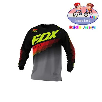 Los niños fuera de la carretera ATV Racing camiseta soy fox bicicleta de Jersey para descensos Jersey Motocross MTB DH MX Ropa niños