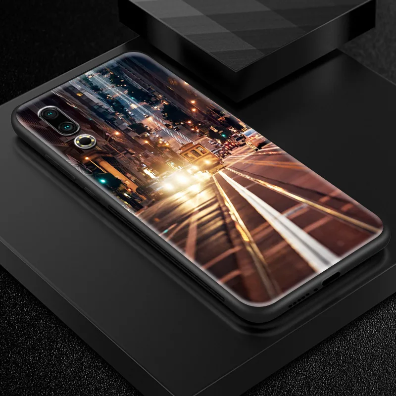 Для Meizu 16s 16th Plus 16X M6T M882Q M892Q закаленное стекло чехол для Meizu M5 M6 M8 M9 Note Силиконовый ТПУ Рамка Бампер защитный чехол - Цвет: W309