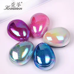 New Egg Shaped Scalp Massage Comb Soft Silicone Bath Comb Relieve Stress Shampoo Hair Washing Hairdressing Beauty Comb De Cabelo