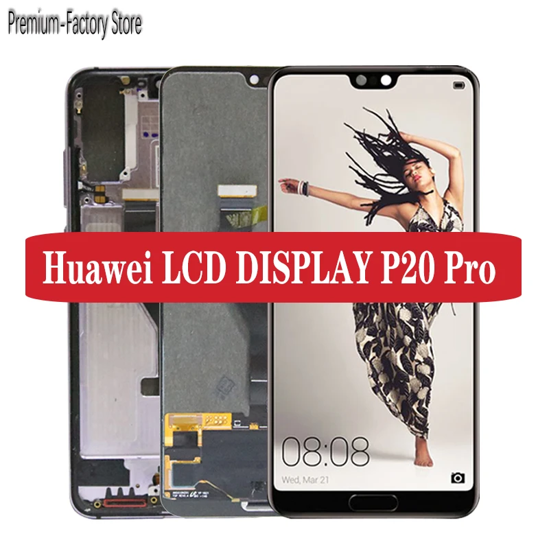 6.1&quot Screen For Huawei P20 Pro LCD Display Digitizer Assembly Touch Apply to pro CLT-L09 | Мобильные телефоны и