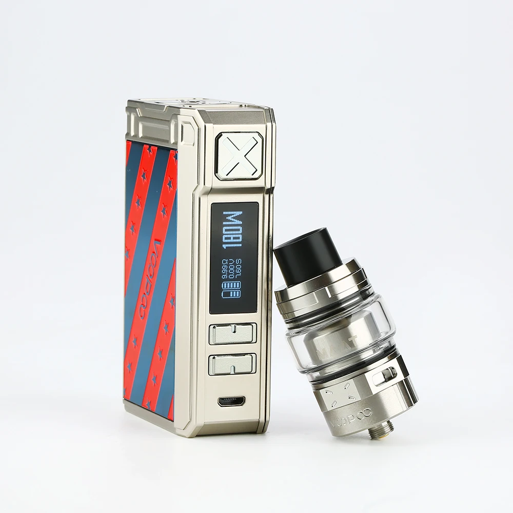 Оригинальный набор VOOPOO Alpha Zip с боксмодом 180 Вт и баком Maat 2 мл/4 мл чипом GENE.Fit Voopoo vs