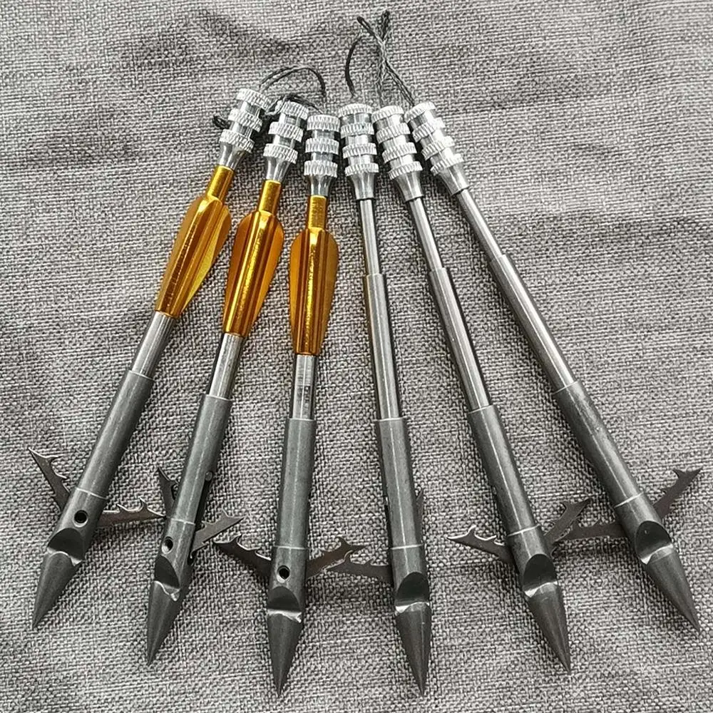

3pcs Strong Magnetic Stainless Steel Fsh Dart Slingshot Catapult Arrowhead Fish Slingshot Arrow Head Catapult Dart Hunting
