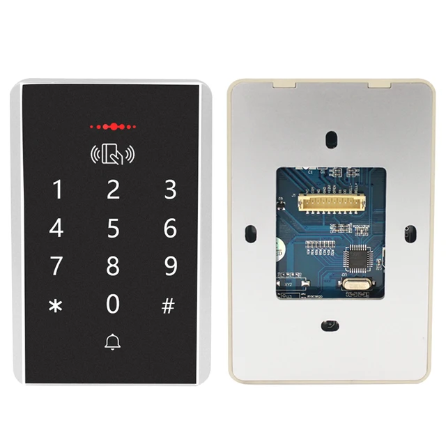 125KHz RFID Access Control Keypad Machine Rainproof Cover EM Card Reader For Door Access Control System Lock Opener 3