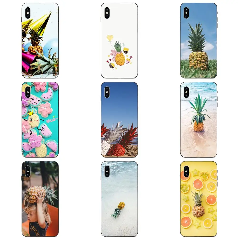 Case For Galaxy A10S A20S A2 Core A30S A40S A50S A70S A90 5G M10 M30S M40 Note 10 Plus Colorful Fruit Pineapple Create Texture | Мобильные