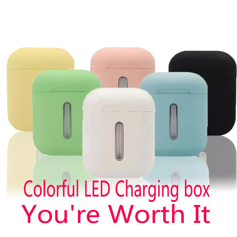 

Wireless headphones bluetooth Colorful LED Charging box Touch control pop up Colorful Breathing Light headset Q8L TWS PK I7 I11