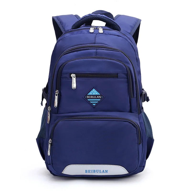 Natural Fish Young STUDENT'S BOY'S GIRL'S School Bag 2-4-6 Grade Relaxation Spine-Fashion Schoolbag for Elementary School Studen