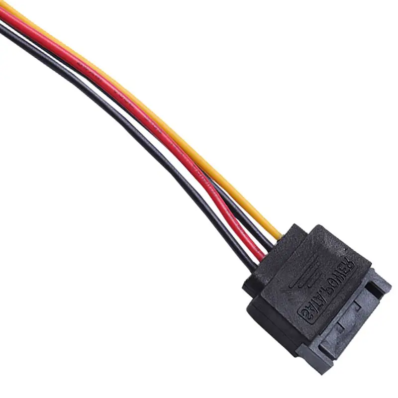 PC SATA 15 Pin папа-мама кабель питания для HDD конвертер адаптер