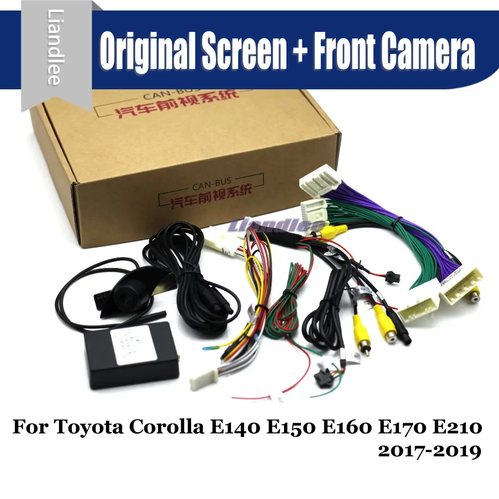 

Car Front View camera Parking System For Toyota Corolla E140 E150 E160 E170 E210 CANBUS Original Screen AUTO Rear Reverse CAM