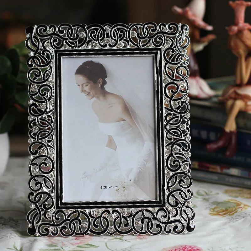 6 дюймовая деревянная фоторамка настенная подвесная домашний декор на свадьбу