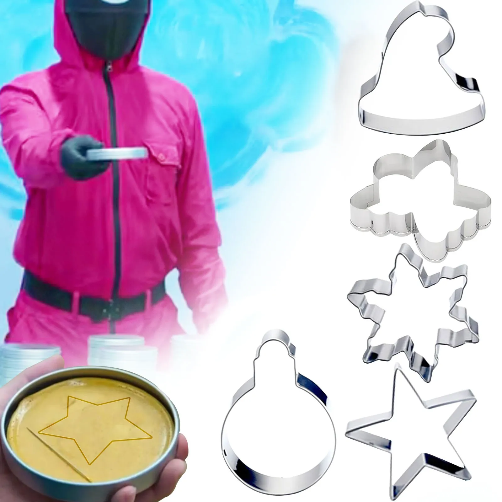 Sugar Cake Mould Decorating Frame Stainless Steel Cookies Mold Kitchen Accessories Ice Silicone | Дом и сад