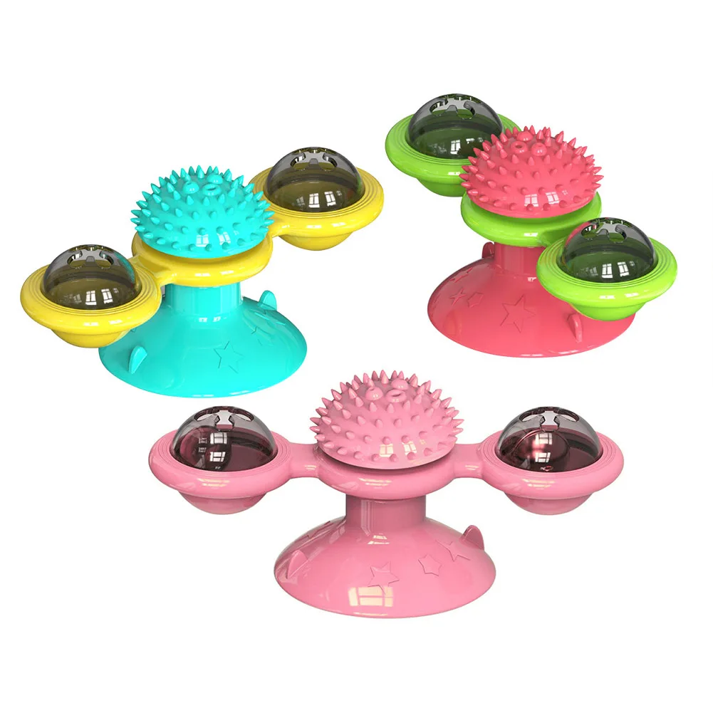 

Pet Toy Funny Turntable Tickle Cat Turning Windmill Cat Toy Scratch Hair Brush Pet Accessories Pet Supplies Hot