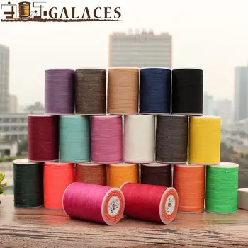 

0.55mm 120m Cord Waxed Thread Wax DIY Leather Crafts Bracelet Jewelry Linen Spool Leather Craft Sewing Jewelry Cord