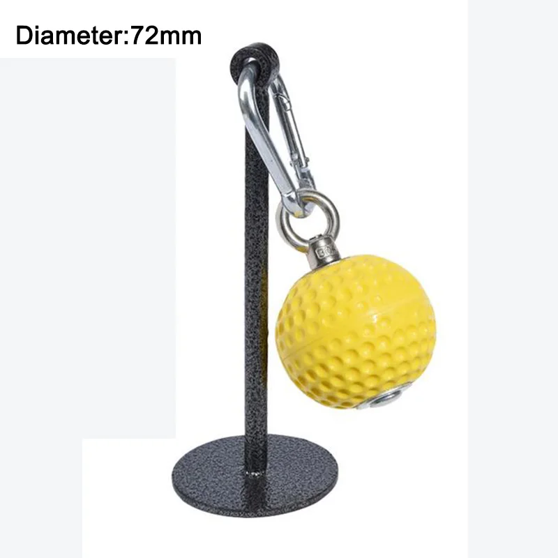 72mm 72mm Wrist Arm Force Ball Hand Grip Strength Pull Up Muscle Training Fitness Ball Wrist Climbing Finger Fitness Workout Tool - Цвет: 72mm