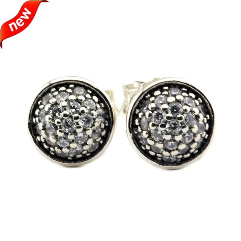 

Dazzling Droplets Stud Earrings 100% 925 Sterling Silver Fashion Jewelry Free Shipping