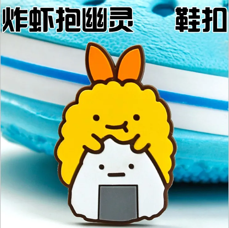 15 Япония Sumikkogurashi обувь цветок крест ПВХ пляжная обувь аксессуары отверстие обувь Пряжка JIbiz подарок для детей - Цвет: 15