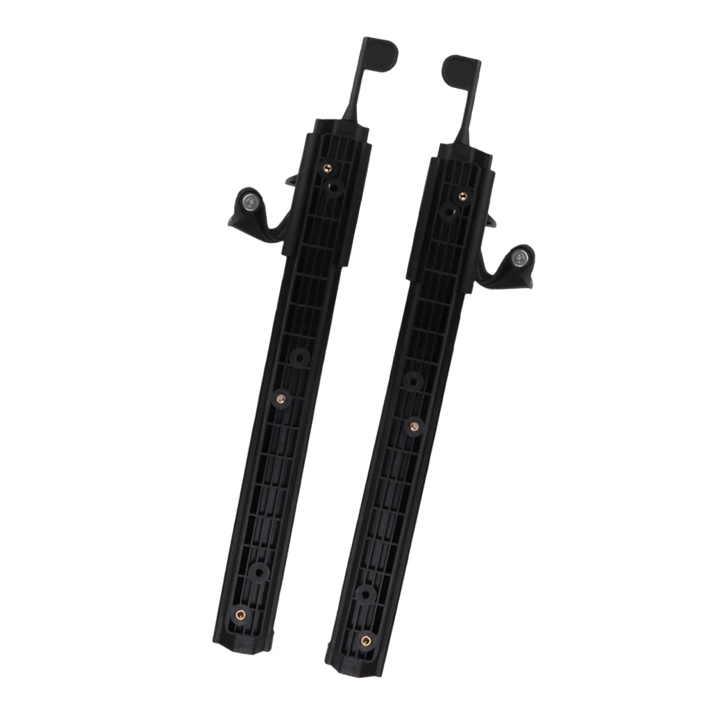 2pcs Black Kayak Canoe Boat Rudder Control Footrest Foot braces Pegs Pedals