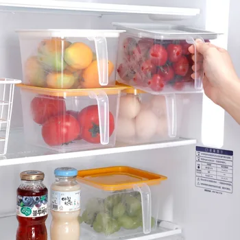 

Multifunction Clear Container Storage Fridge Storage Box with Lid Drawer-type Egg Food Frozen Storage Box Sealed Kitchen Items