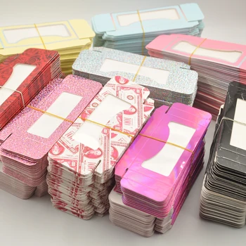 

Wholesale False Eyelash Packaging Box Custom Logo faux cils 25mm 3d Mink eyelashes Holography Boxes Empty box