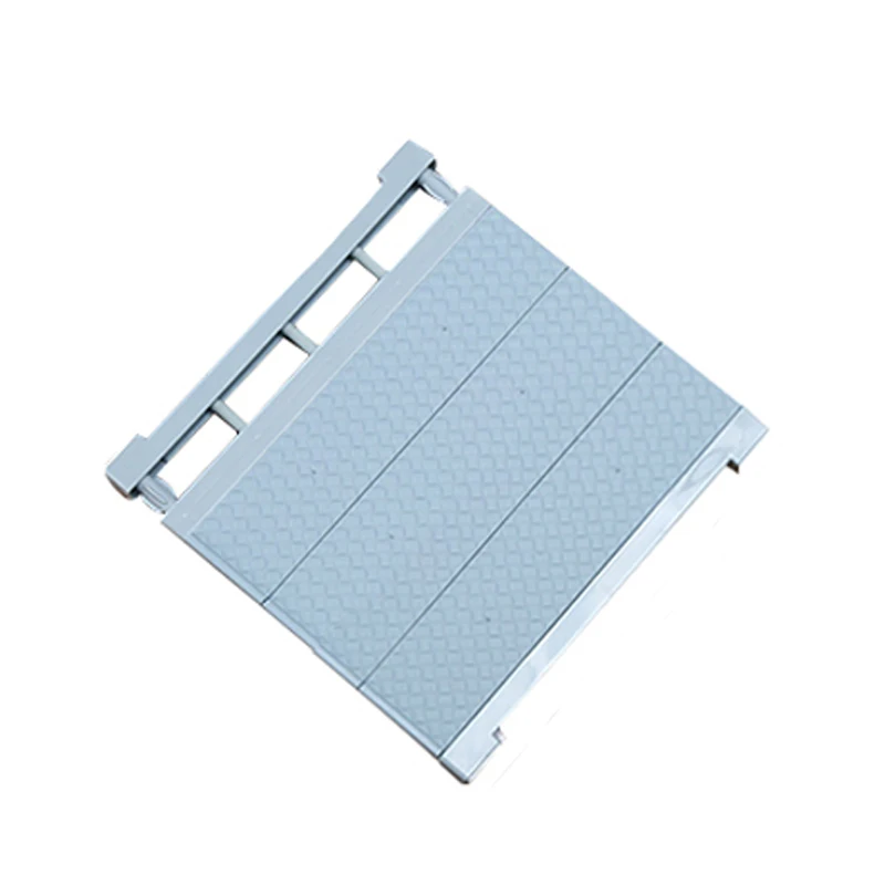 Blue 38-55cm Регулируемый шкаф, органайзер для хранения полка настенная кухонная стойка пространство 1 шт 4 цвета - Цвет: Blue 38-55cm