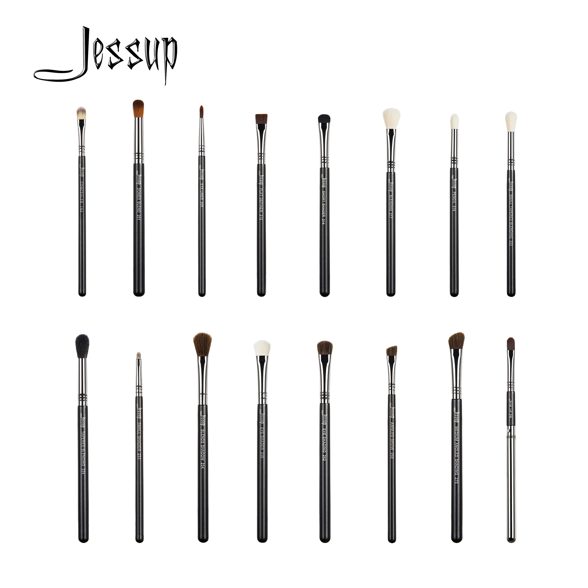 Concealer Eyeliner Make-Up-Brush Blending Jessup Cosmetic-Tool Eyeshader Beauty Professional
