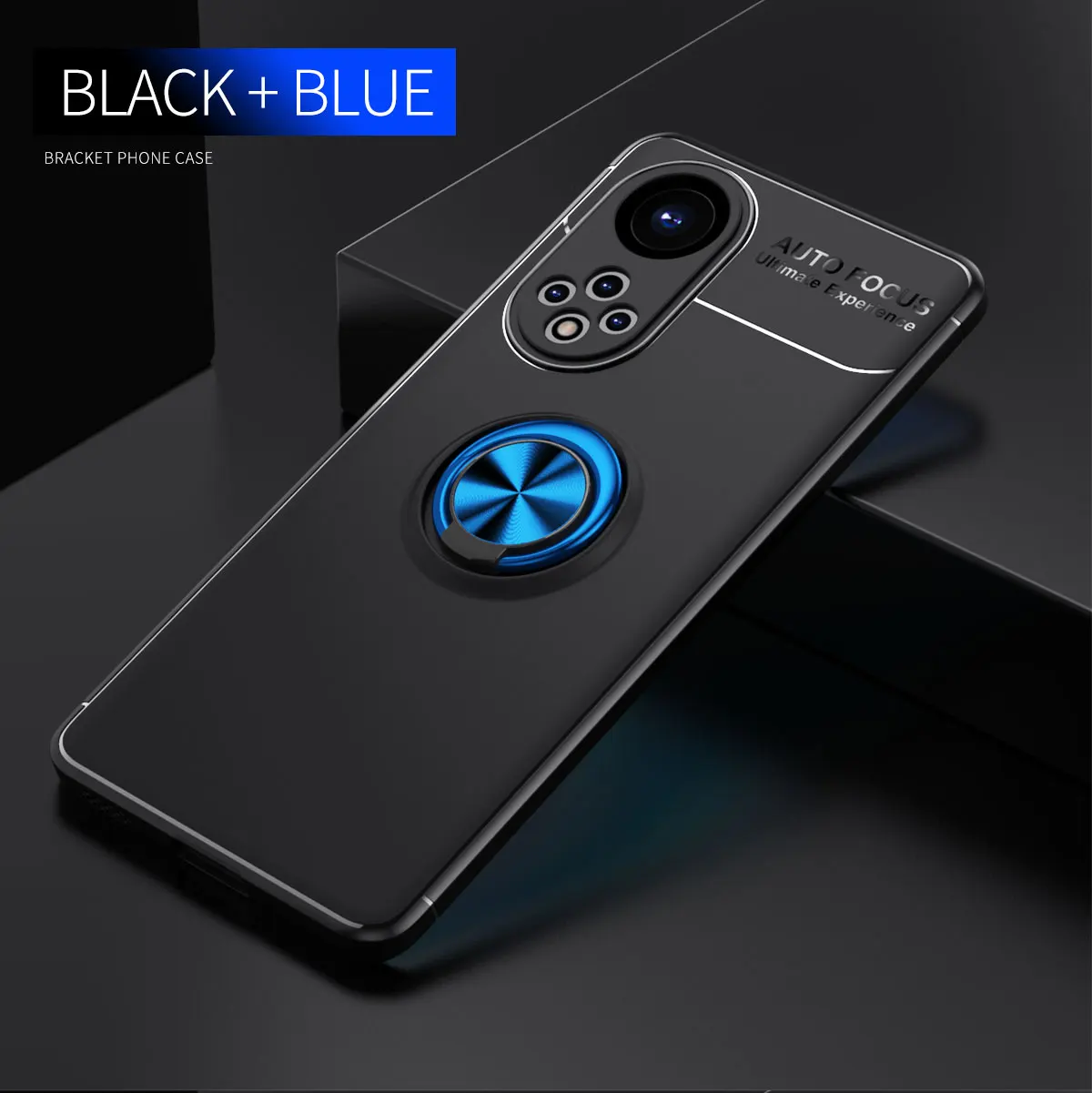 Shockproof Phone Case For Honor 50 Pro SE Paly5t Luxury Car Magnetic Ring Stand Back Cover For Huawei P50 P40 Pro Nova 8 Funda