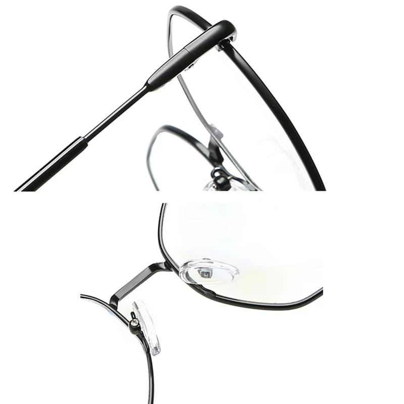 Синий светильник, блокирующие очки, хипстерские металлические очки для компьютерных игр, анти-напряжение, UV400, блики, блокирующие головную боль
