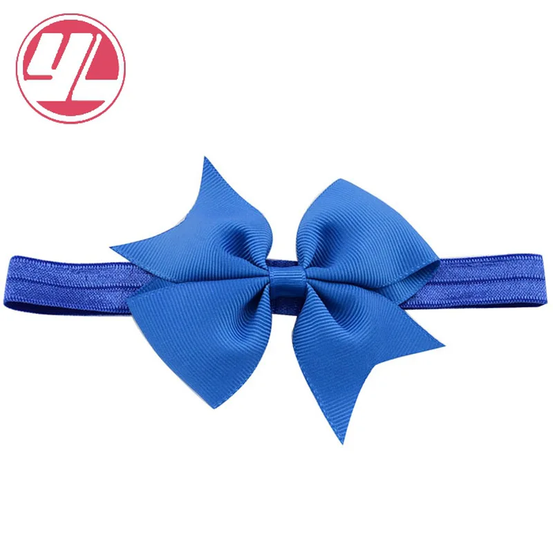 568 Детские аксессуары для волос ласточкин хвост Luo лавсановая лента бант и лента для волос 20 цветов Eaby поставка товаров