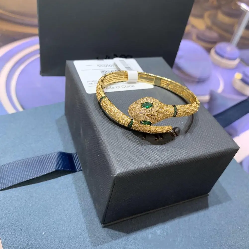 KML европейский и американский модный женский браслет открытый серебряный в виде