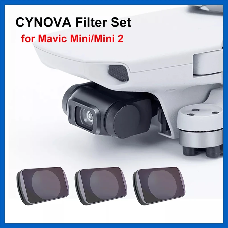Cynova Lens Filter For Dji Mavic Mini/mini 2 Uv Nd4 Nd8 Nd16 Nd32 Cpl Nd/pl Camera Filter
