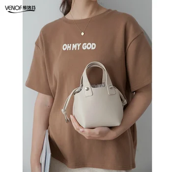 

VENOF Fashion Women's Mini Leather Crossbody Bags Small Composite Bags Ladies Shoulder Bag Luxury Designer Women Leather Bags