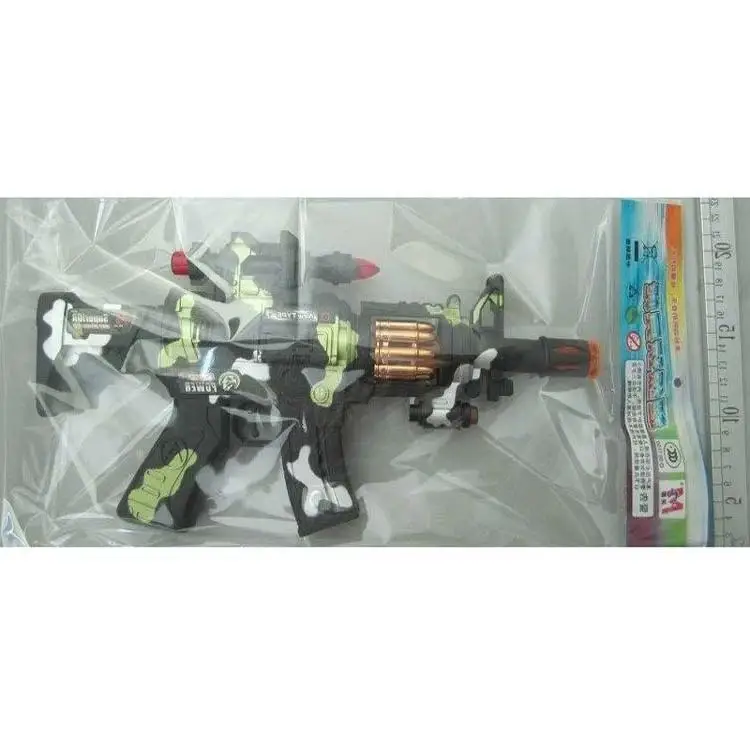 

CHILDREN'S Electric Toys Children Non-Infrared Music Light Electric Gun Camouflage Military Toy Gun OPP