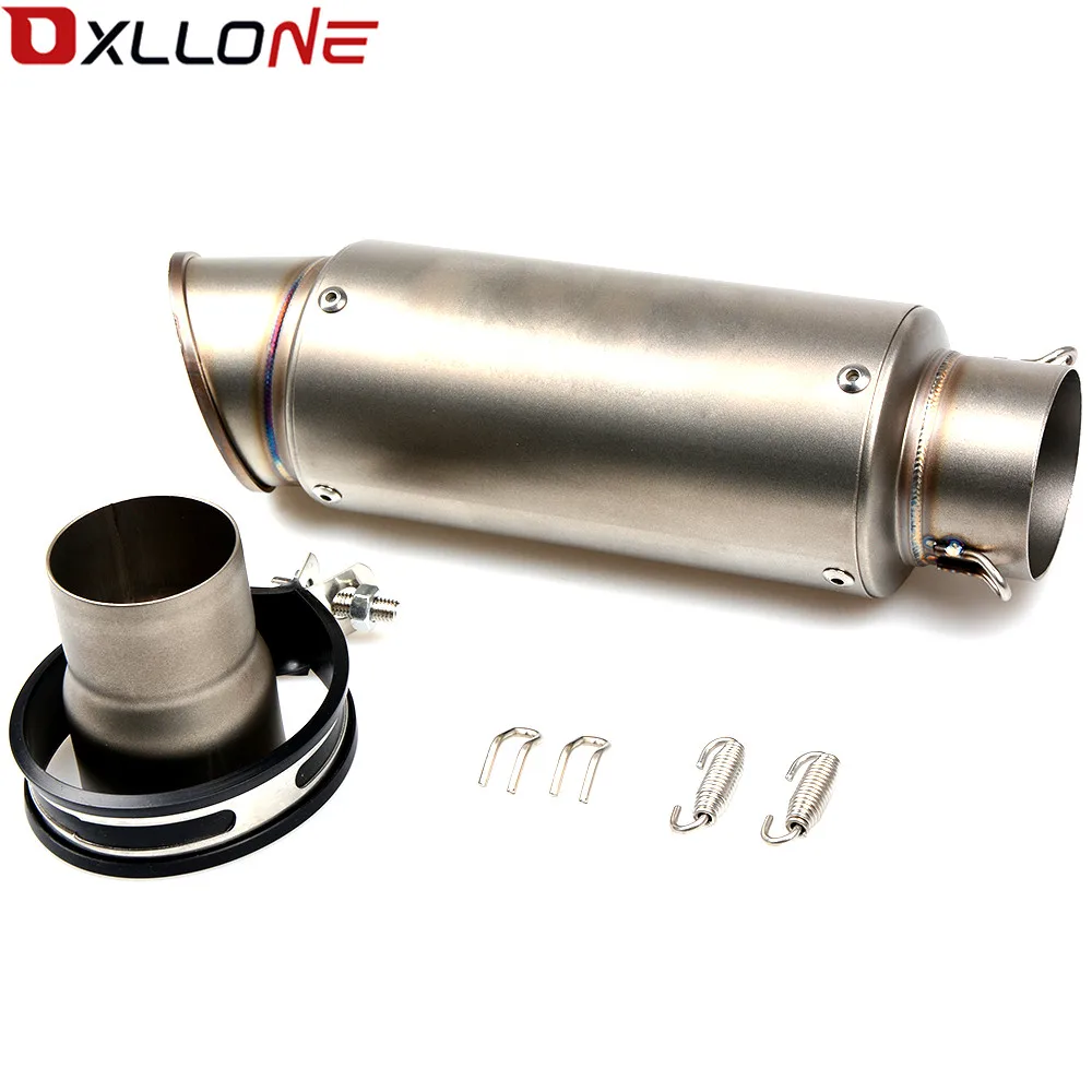 Universal Motorcycle Akrapovic Exhaust Modify Motocross Exhaust Muffler FOR kawasaki Z250 ABS Z250SL ZR750 ZEPHYR ZRX1100/1200