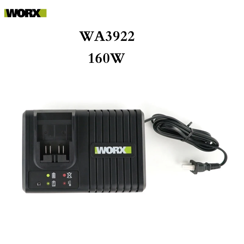 WORX литиевая батарея зарядное устройство WA3921 40 W/WA3922 160W 20V батарея
