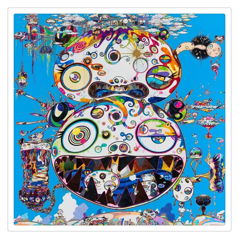 Такашис Мураками Тан Бо картина маслом Современные настенные художественные