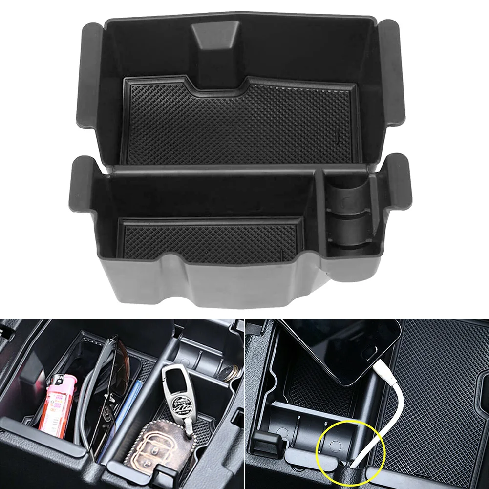 Автомобильный подлокотник черный ящик для хранения Jeep Wrangler JL/JLU Автомобильный интерьер ABS пластик центральный подлокотник коробка
