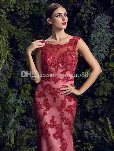 Красный Vestido de festa, сексуальное платье с открытой спиной и аппликацией,, вечерние, вечерние, элегантные, повседневные, женские платья для матери невесты - Цвет: Красный