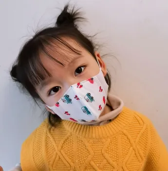 

10pcs PM2.5 Kids Disposable Mask Face Mask child Mouth Mask Anti Exhaust Dust Colorful Graphic 0-12 years Nonwoven Baby mask