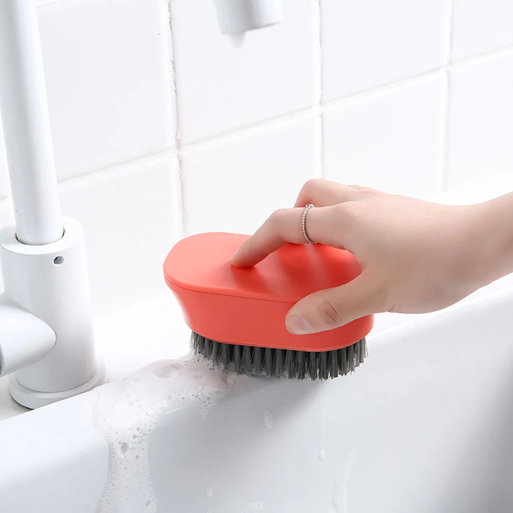 

Durable Cleaning Brush Mini Handheld Brush Scrubber Bathroom Tub Kitchen Household Cleaning Tools
