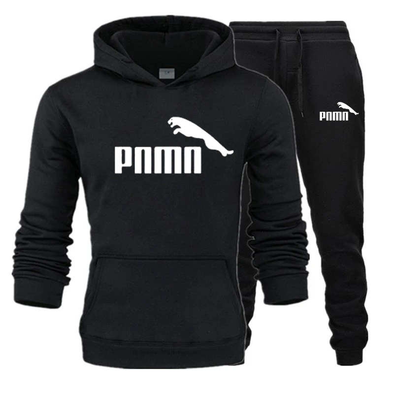 

New Tracksuit Men Drawstring Sweatshirt And Sweatpants Casual Sportswear Suit Solid Color Long Sleeve Hoodies Mens Clothes S-3X